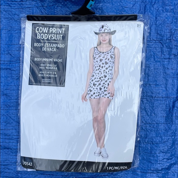Cow girl Bodysuit COSTUME WOMANS NEW SMALL ADULT - Picture 1 of 1